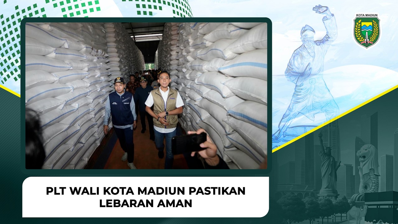 Maraton Pantau Objek Strategis, Plt Wali Kota Madiun Pastikan Lebaran Aman