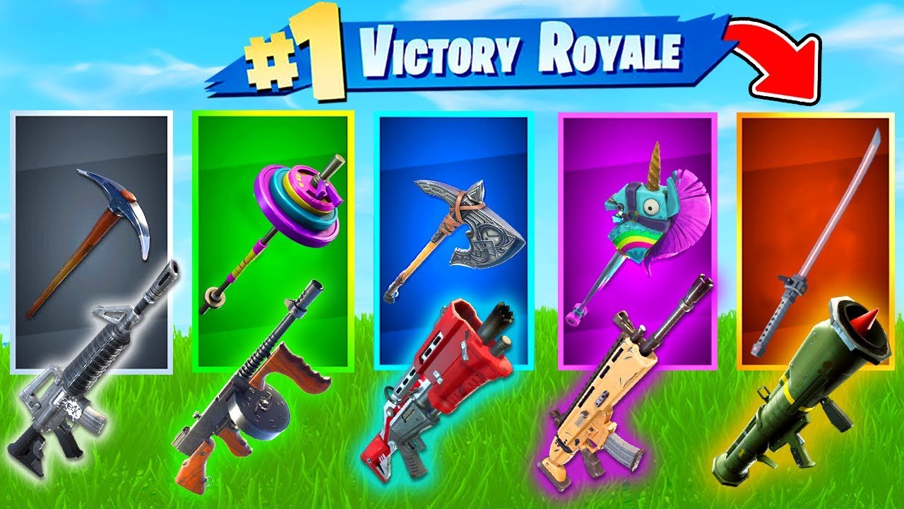 The *RANDOM* PICKAXE Challenge In Fortnite Battle Royale!