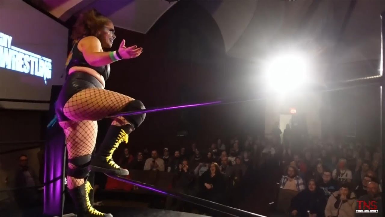Moon Miss vs J.P. Simms w/ David Boyce - Free Intergender Wrestling