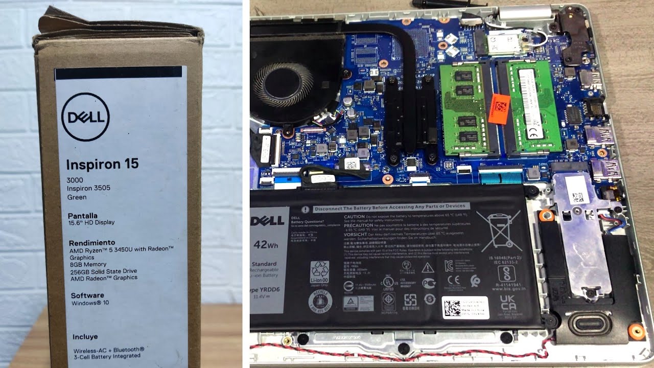 Dell Inspiron 15 3505 Cambio de pasta térmica | Dell 3501/3502/3515