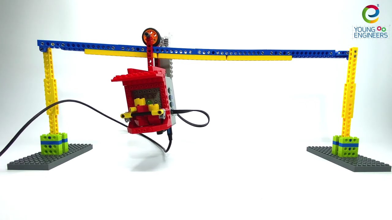 Cable Car - AlgoC Program #lego #cablecar #arduino #robotics