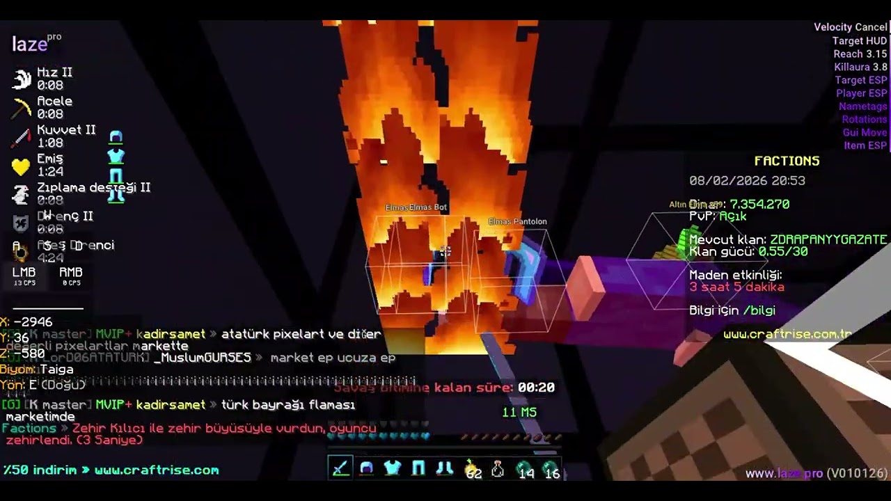 Craftrise Factions /Şaraba Sarılı Gazate _Ehax İmzalı Edit Avı 1