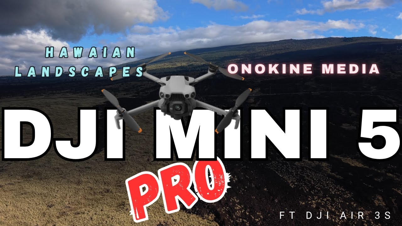 DJI MINI 5 PRO AIR 3S Landscapes of Hawaii.