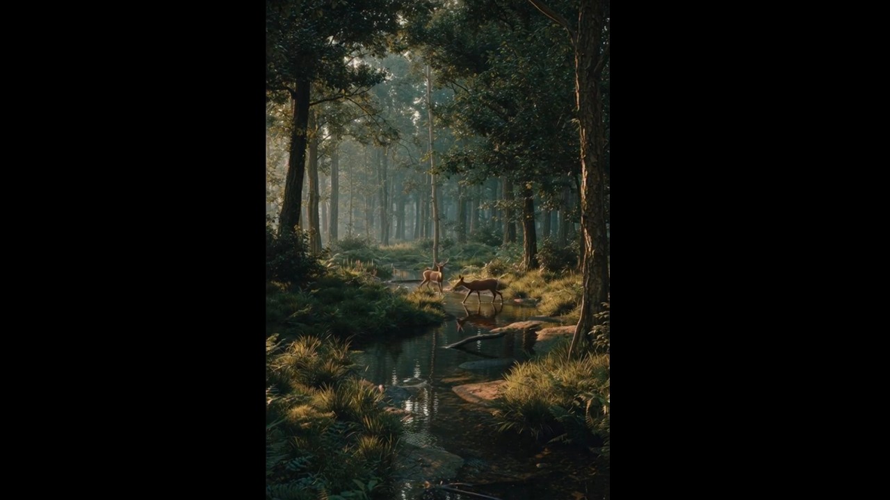 The nature Sound  IBreathe in calm, breathe out stress.#meditation #mindfulness #morning #sleep
