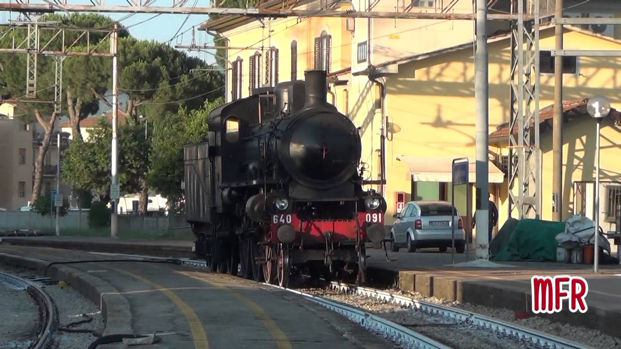 Gr640.091 per il TRENO STORICO di TFT Arezzo - Pratovecchio/Stia e viceversa.