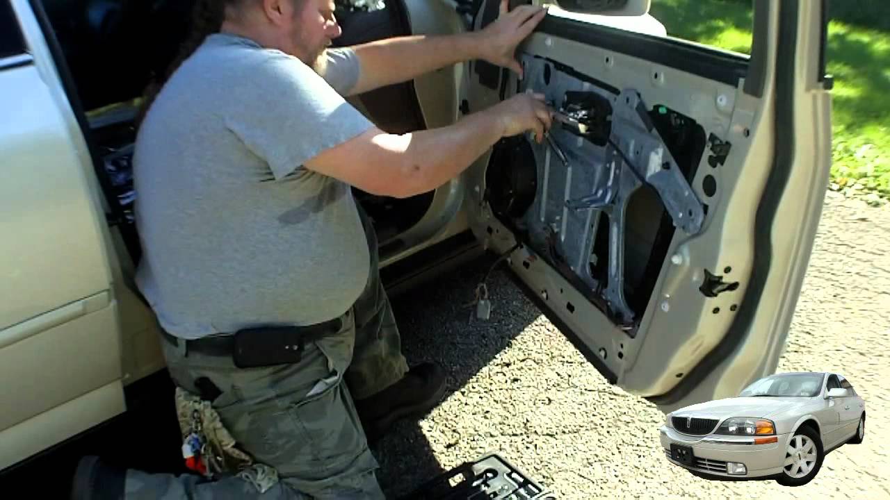 How To: Replace 2000 Lincoln LS Window Motor and Track #BeepPeep 🔴