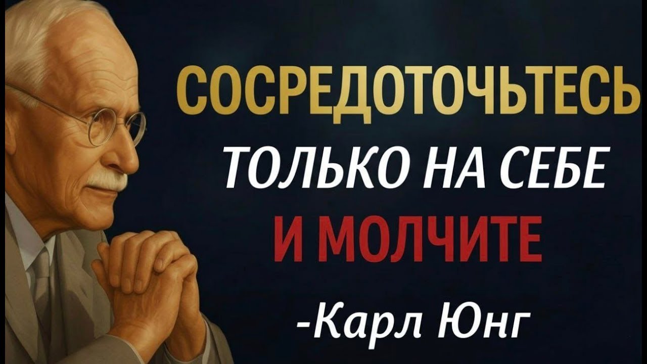 Когда вы сосредоточены на себе и сохраняете молчание, всё становится на свои места | Карл Юнг