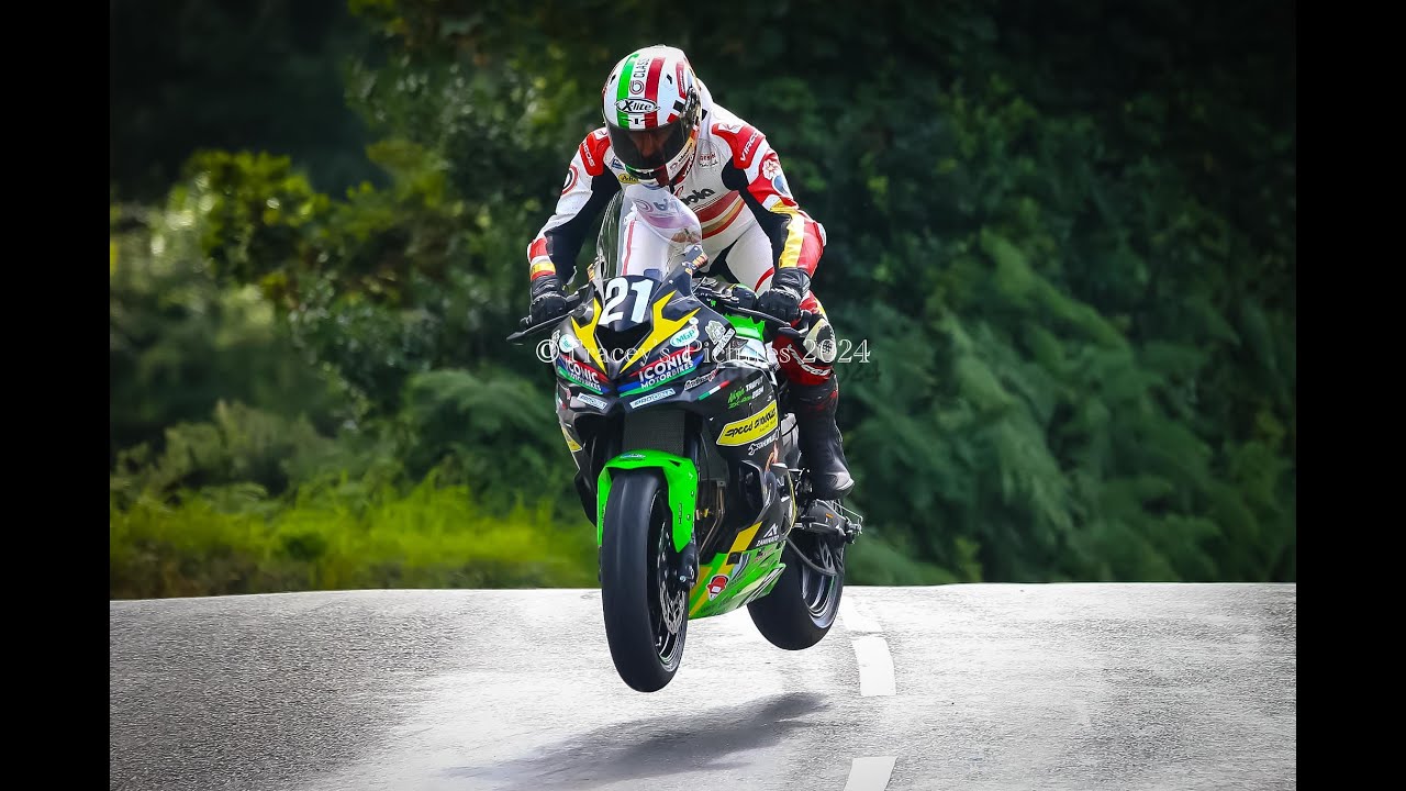STEFANO BONETTI 2&deg; al MANX GRAND PRIX 2024 con KAWASAKI ZX-4RR SPEED SHADOWS RACING TEAM