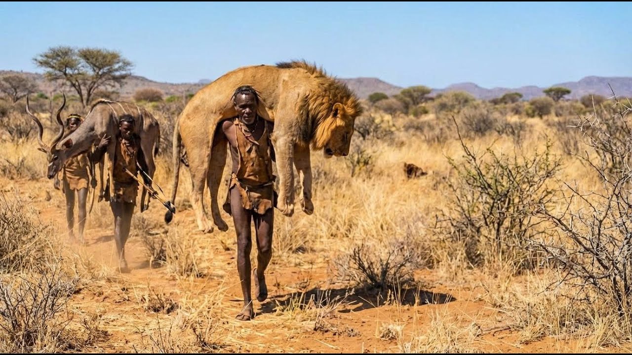 Supervivencia Real en &Aacute;frica: C&oacute;mo Caza la Tribu Hadzabe Entre Leones