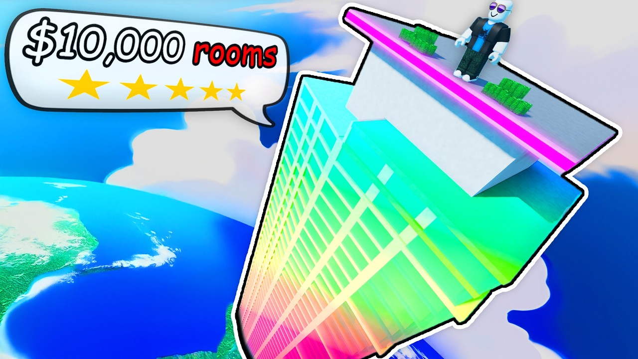 Spending HOURS getting MAX stats in Roblox my hotel...