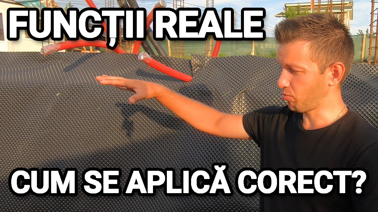 #59 De ce am pus membrana cu crampoane HDPE la fundatie #casapasiva #passivehouse