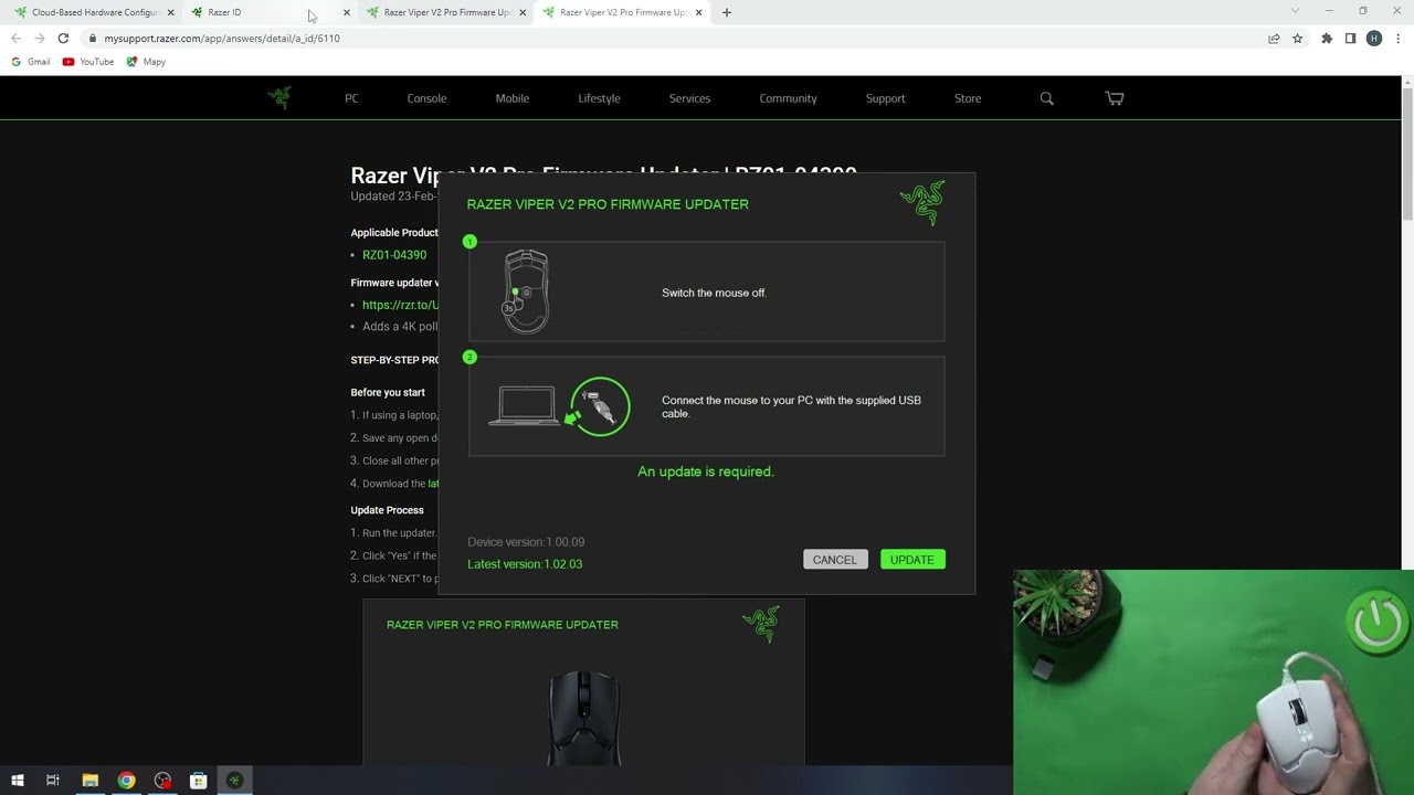 How To Update Drivers for Razer Viper V2 Pro?