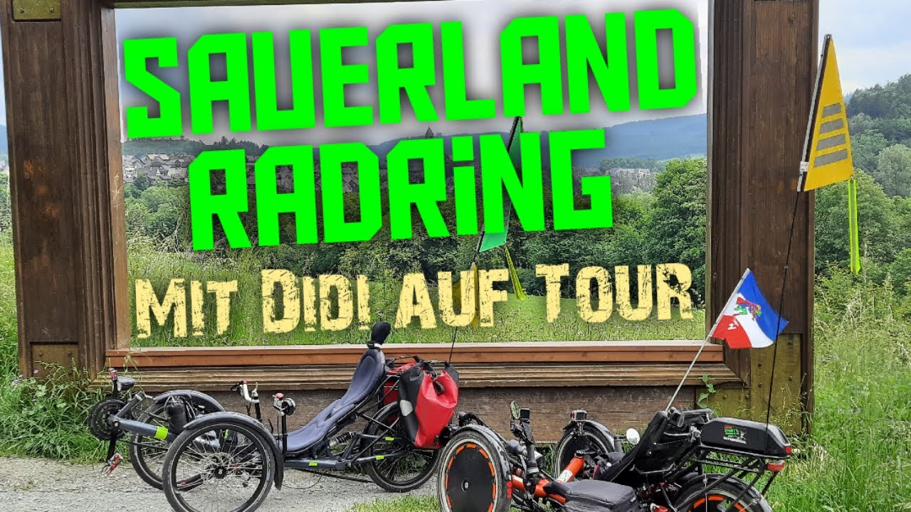SauerlandRadring mit Didi I HP Velotechnik Scorpion FS 20 I Windpedale