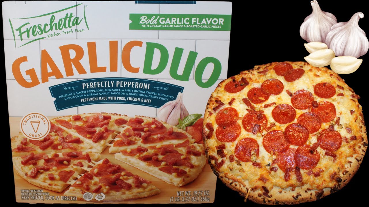 Freschetta Kitchen Fresh Pizza Garlic Duo Perfectly Pepperoni Pizza Review