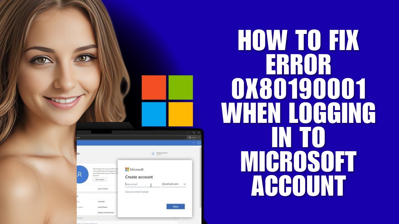 How To Fix Error 0x80190001 When Logging In To Microsoft Account [Fix]