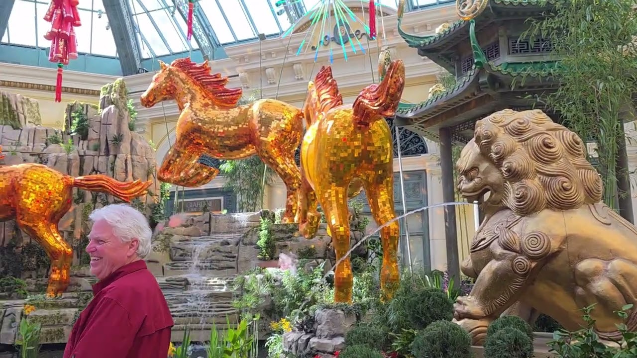 2026 Chinese New Year at the Bellagio, Las Vegas.