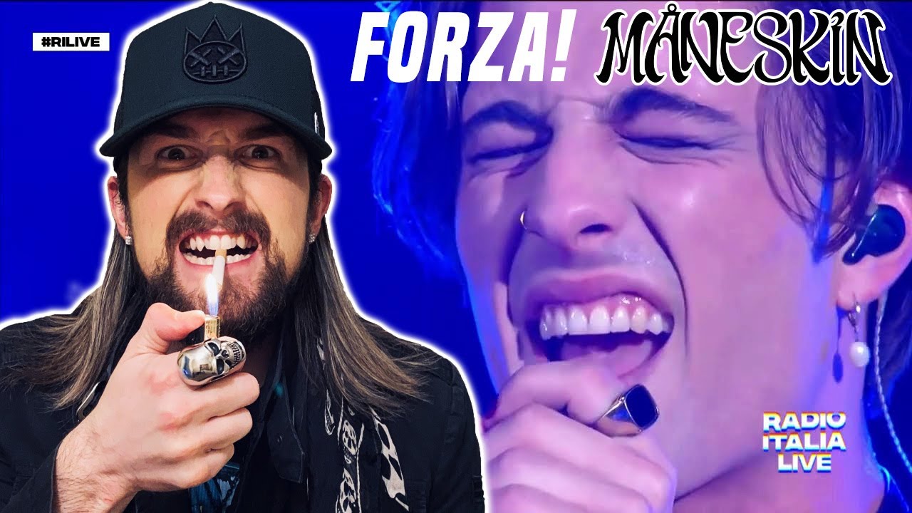 FORZA!... Måneskin - La paura del buio / Fear of the Dark (Radio Italia Live) REACTION!!!