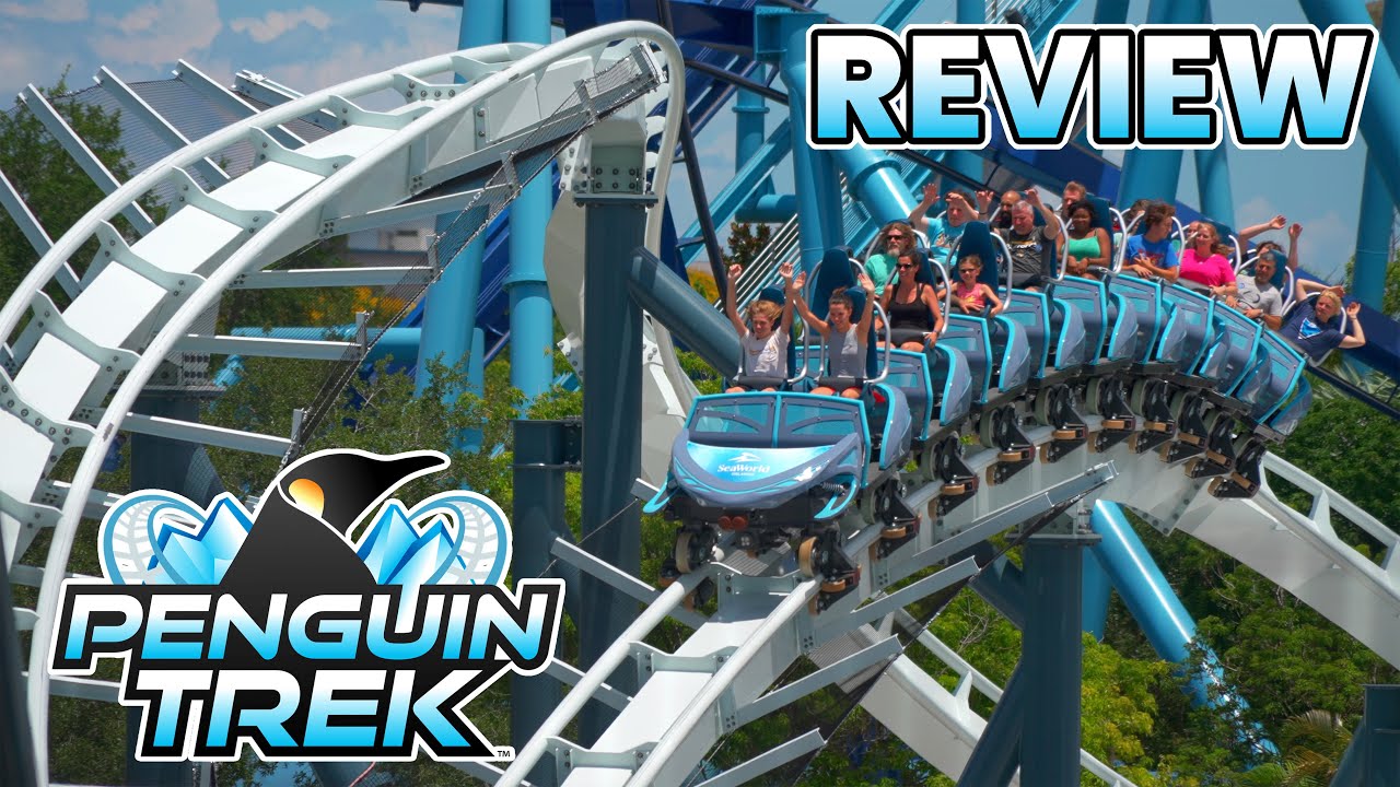 Penguin Trek Review | SeaWorld Orlando's New for 2024 B&M Family Coaster