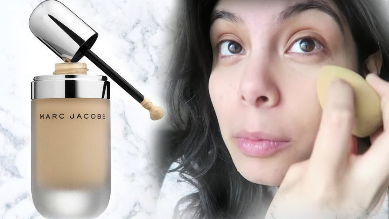 TESTING the Marc Jacobs Foundation on DRY skin