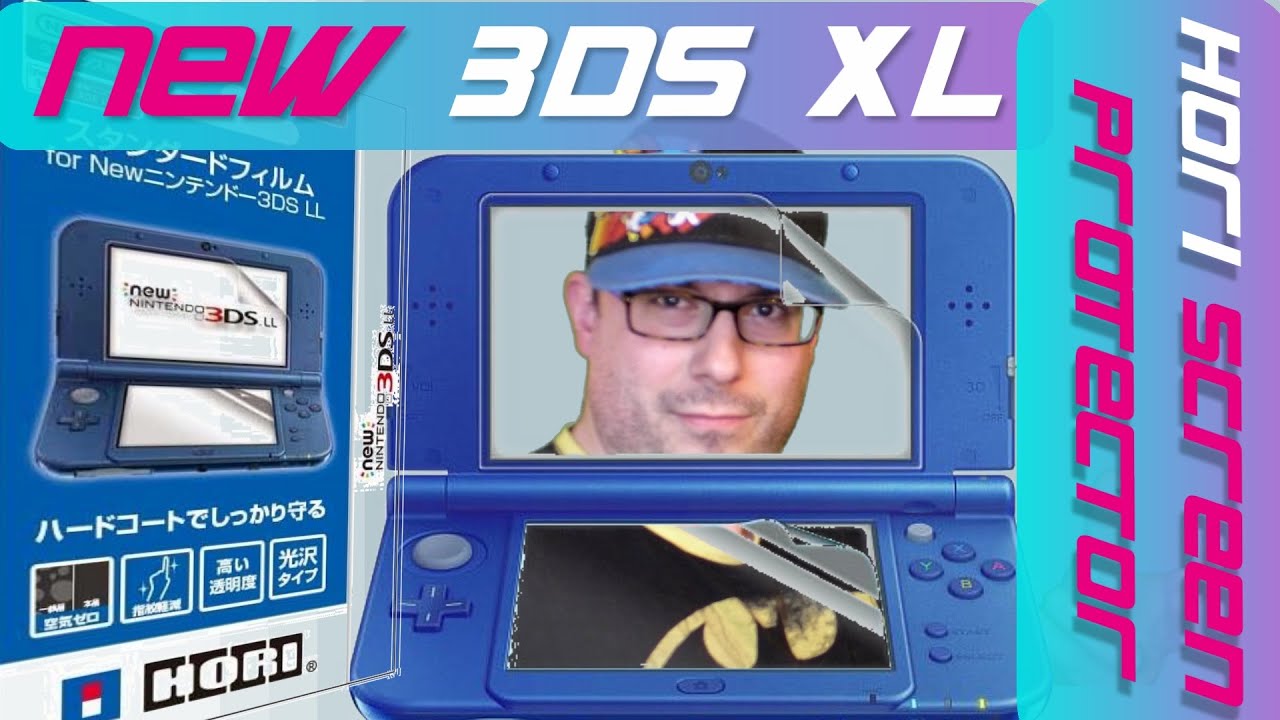 Applying the NEW HORI Screen Protector on a NEW Nintendo 3DS XL - Retro Game Players