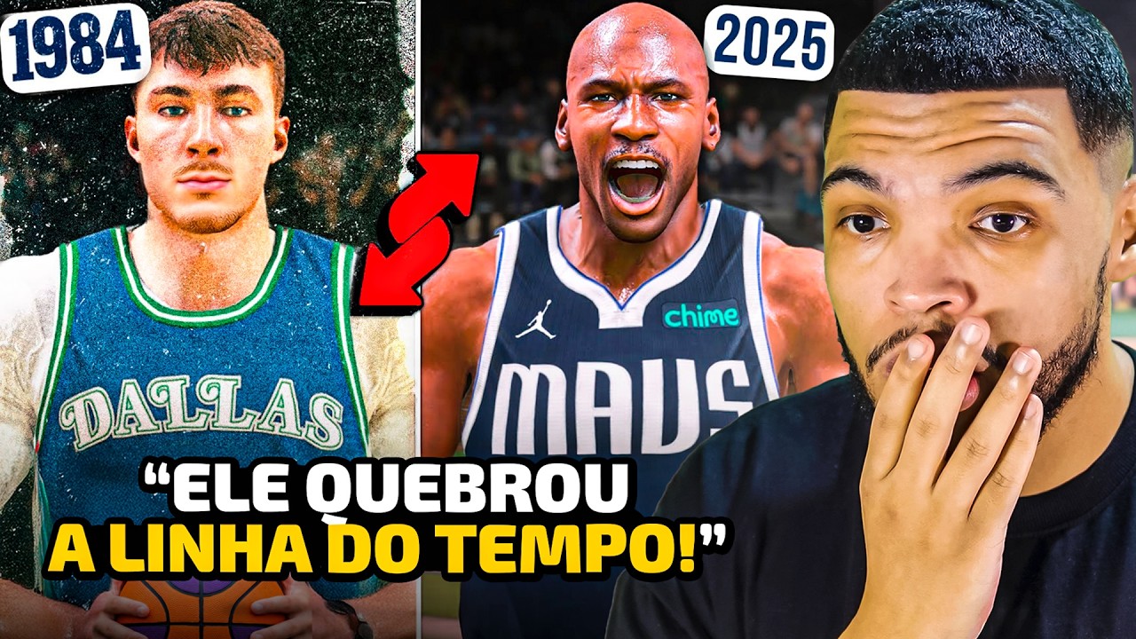 COLOQUEI A HISTÓRIA DA NBA AO CONTRÁRIO! | REACT MED