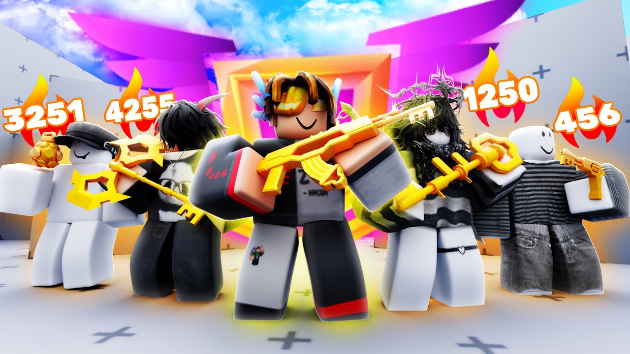 MP4團的大佬們帶我飛！不需要做任何事情就贏了 OMGGGG / Rivals 競爭者 roblox