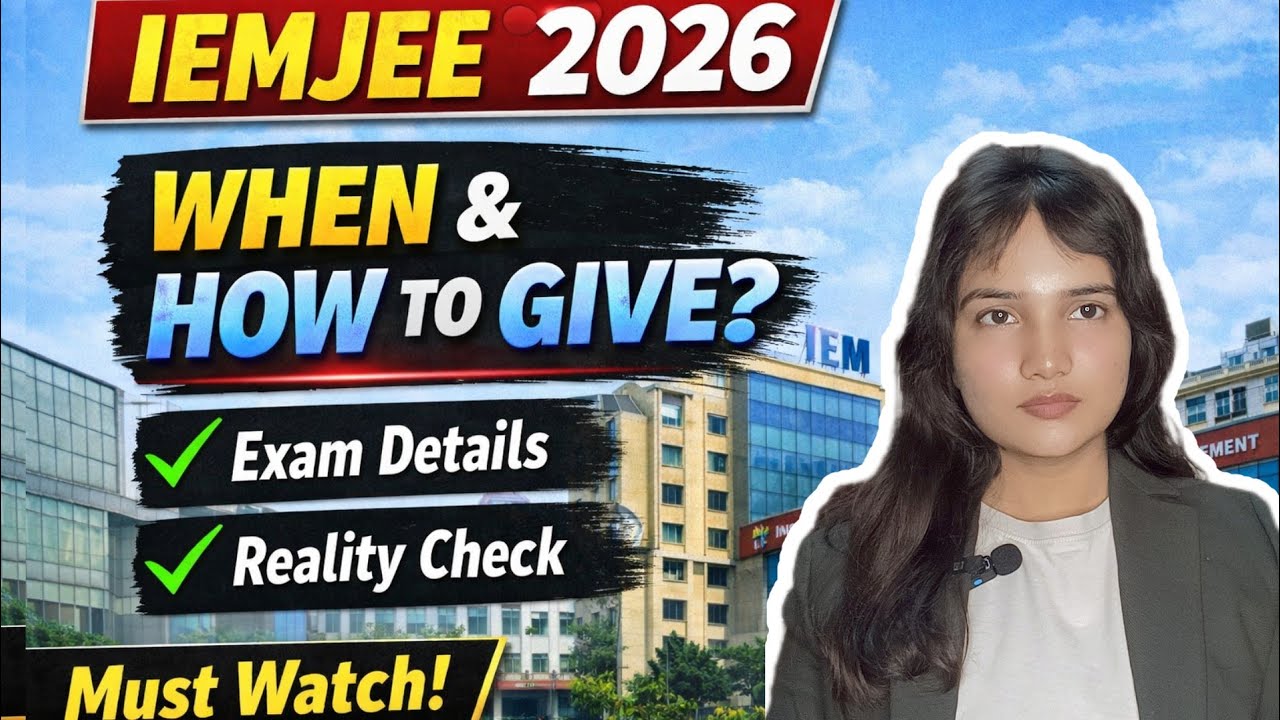 IEMJEE Exam Full Details 2026 🔥💯| Is It Worth It?🤔 Reality Check💯