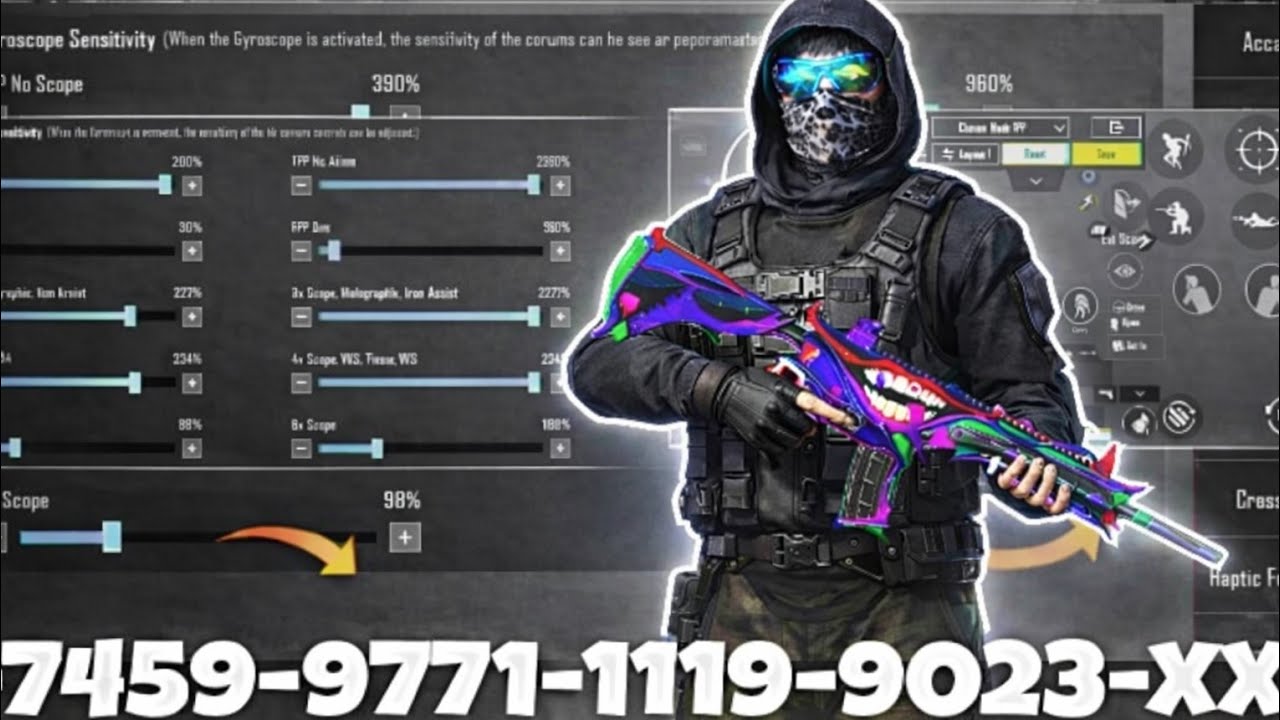 NEW UPDATE 4.3 CODE 🔥 PUBG MOBILE/BGMI SENSITIVITY SETTINGS 2026 | BEST SCOPE SENSITIVITY SETTINGS✅
