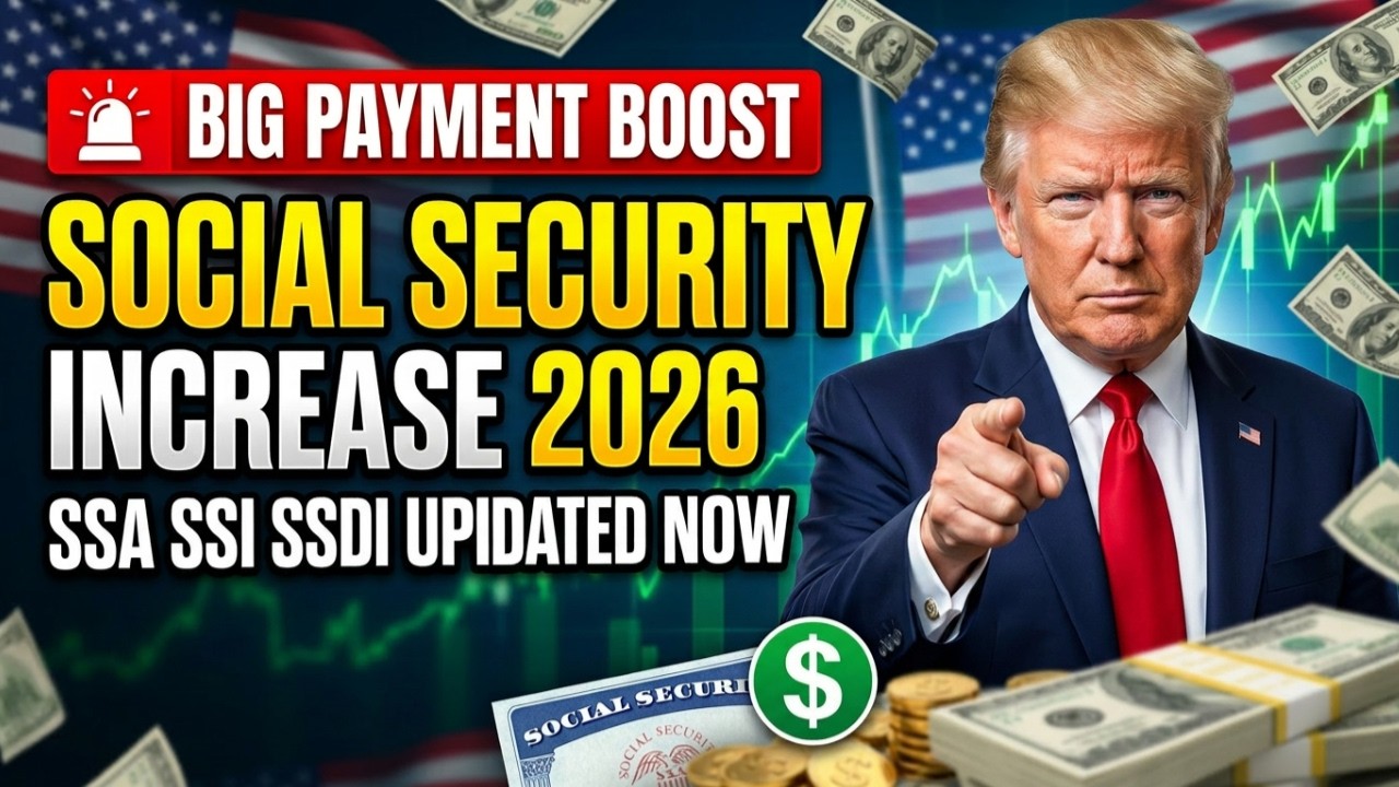 Social Security Benefits Will INCREASE By THIS MUCH 2026 | SSA, SSI, SSDI Increased Payments