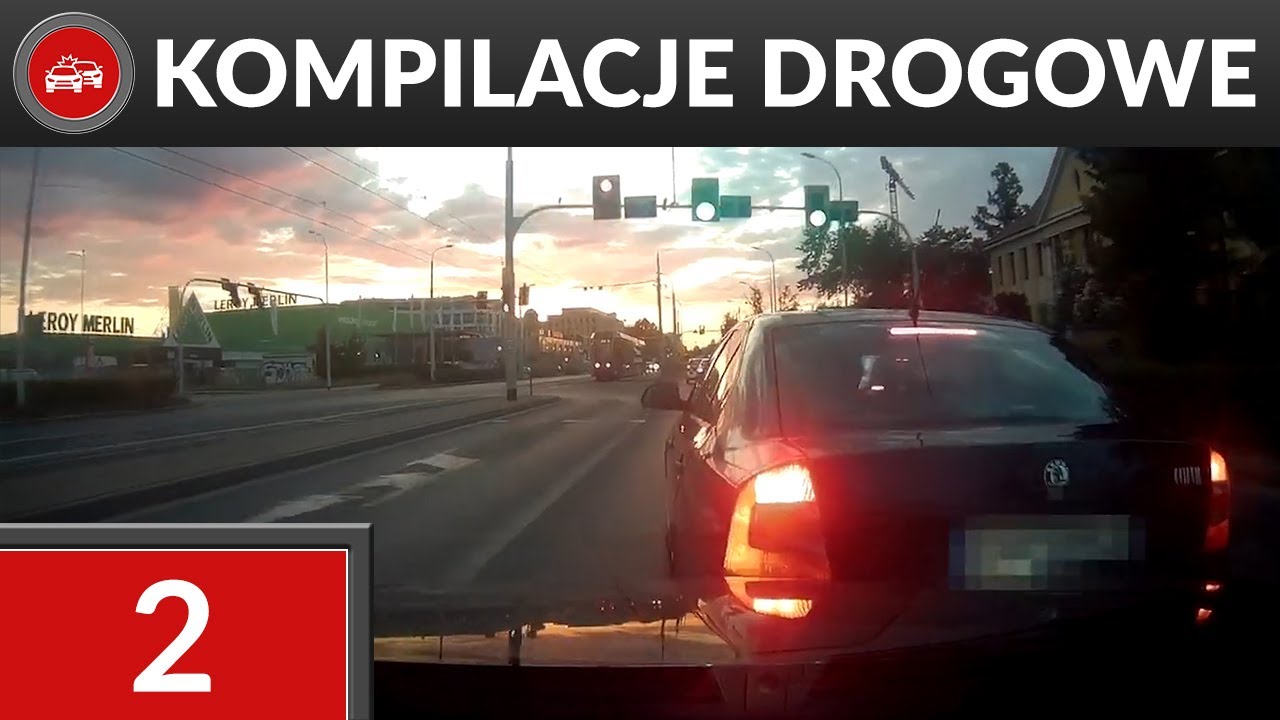 Wykroczenia, kolizje i niebezpieczne sytuacje na drogach - Kompilacje Drogowe #2
