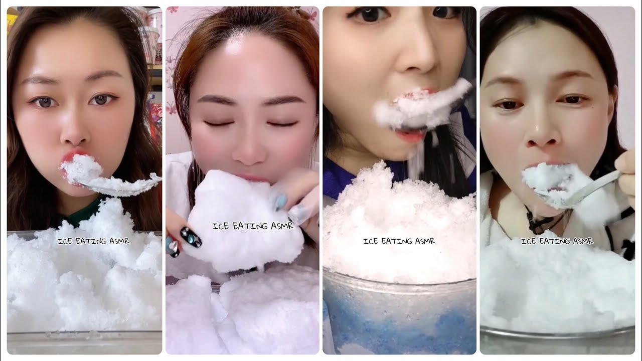 [ASMR] FREEZER FROST EATING & vriezerfrost & ICE MUKBANG & ЯДЕНЕ С ЛЕД & ICE EATING & BUZ YEMEK 7