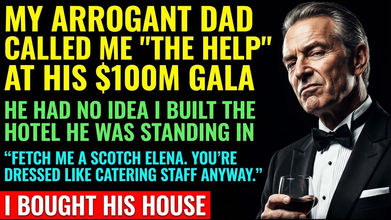 Father Called Me THE HELP At His $120M Gala, So I BOUGHT His Entire Estate — INSTANT REVENGE