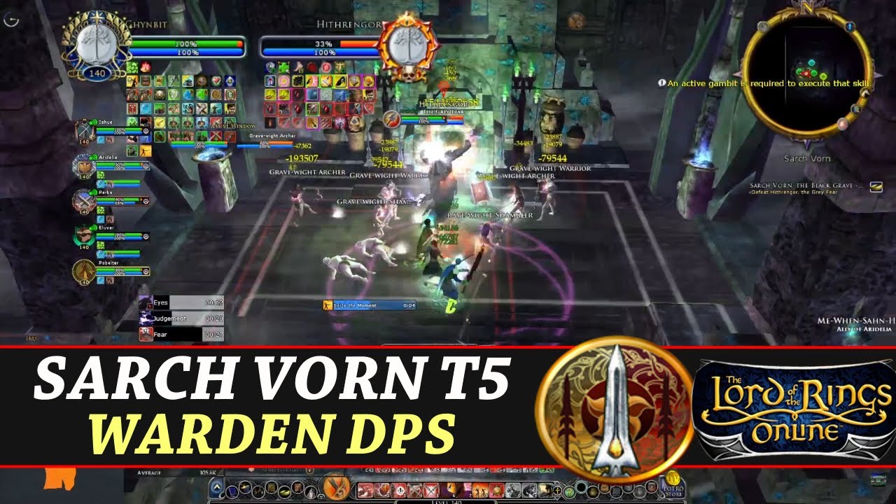 LOTRO: Sarch Vorn T5 - Warden Dps