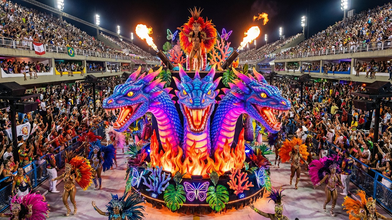 Rio Carnival 2026 🔥 Explosive Samba Parade Takes Over Brazil | Epic Highlights