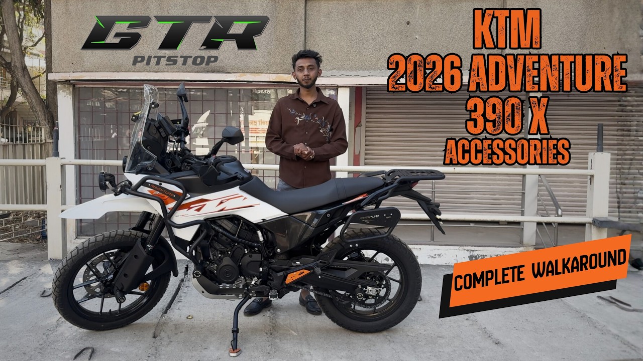 New 2026 KTM 390 Adventure X – Must-Have Accessories in India!