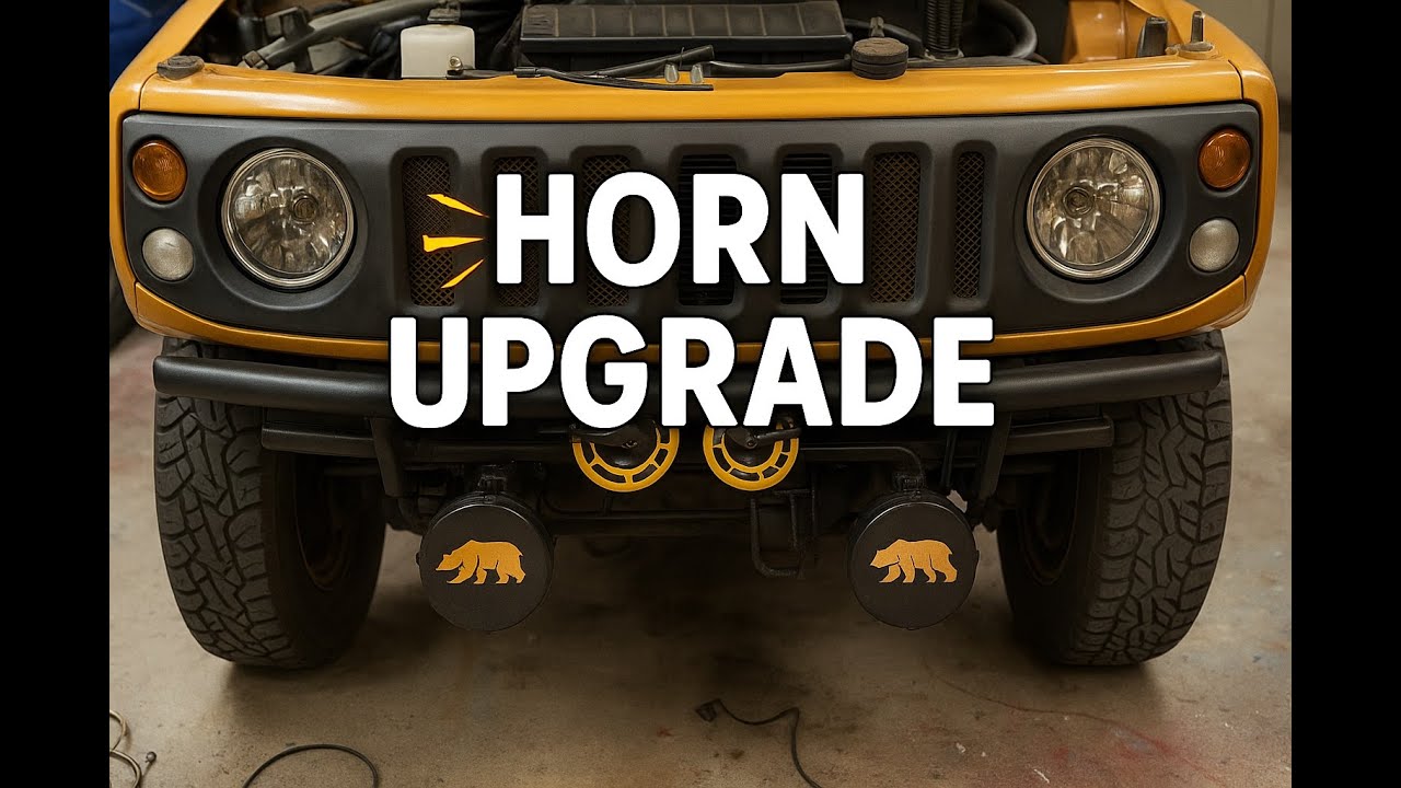 LOUDER HORN for my Jimny! 🚙🔊 (Install & Test)