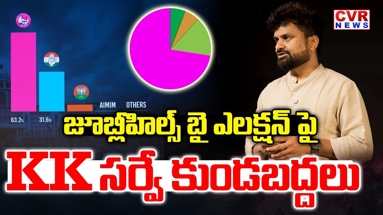 KK Survey Report On Borabanda | KK Survey Report Jubilee Hills By Election | CVR News
