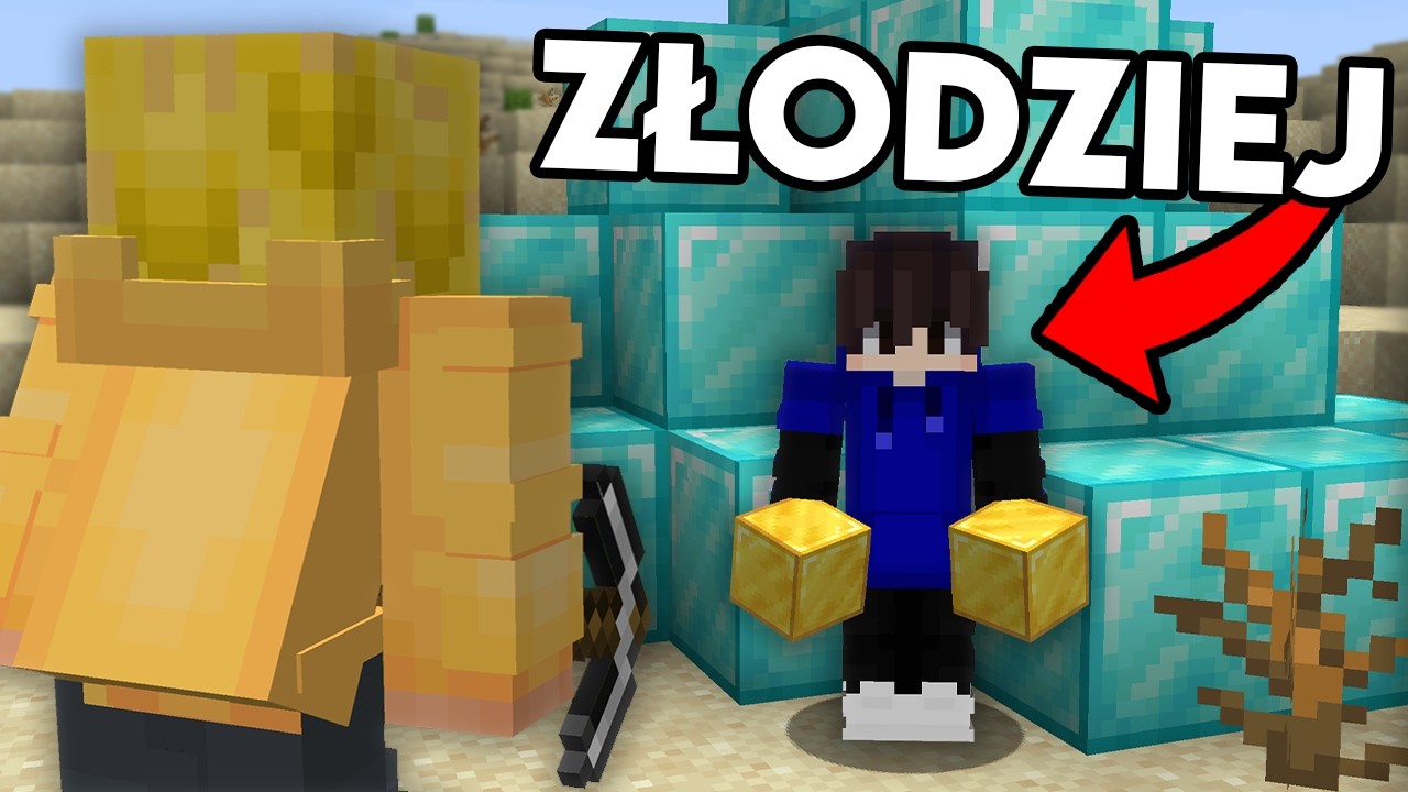 Zostałem NAJWIĘKSZYM Złodziejem w Minecraft