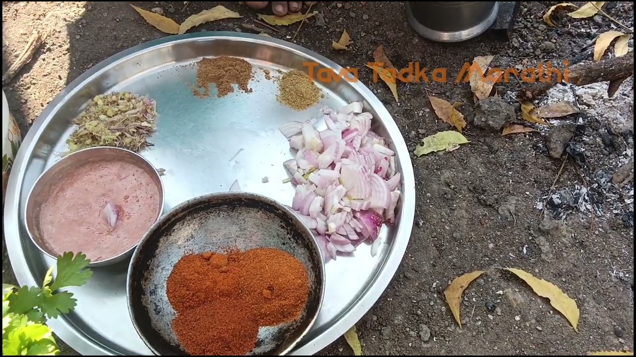 Banana Stem Curry on Wood Fire | विदर्भ स्टाईल तुरीच्या सोल्याची भाजी - Village Silent Cooking India