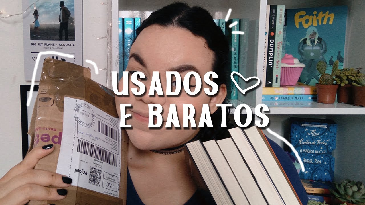 a reutilização dos livros. (onde comprar livros usados e baratos + unboxing)