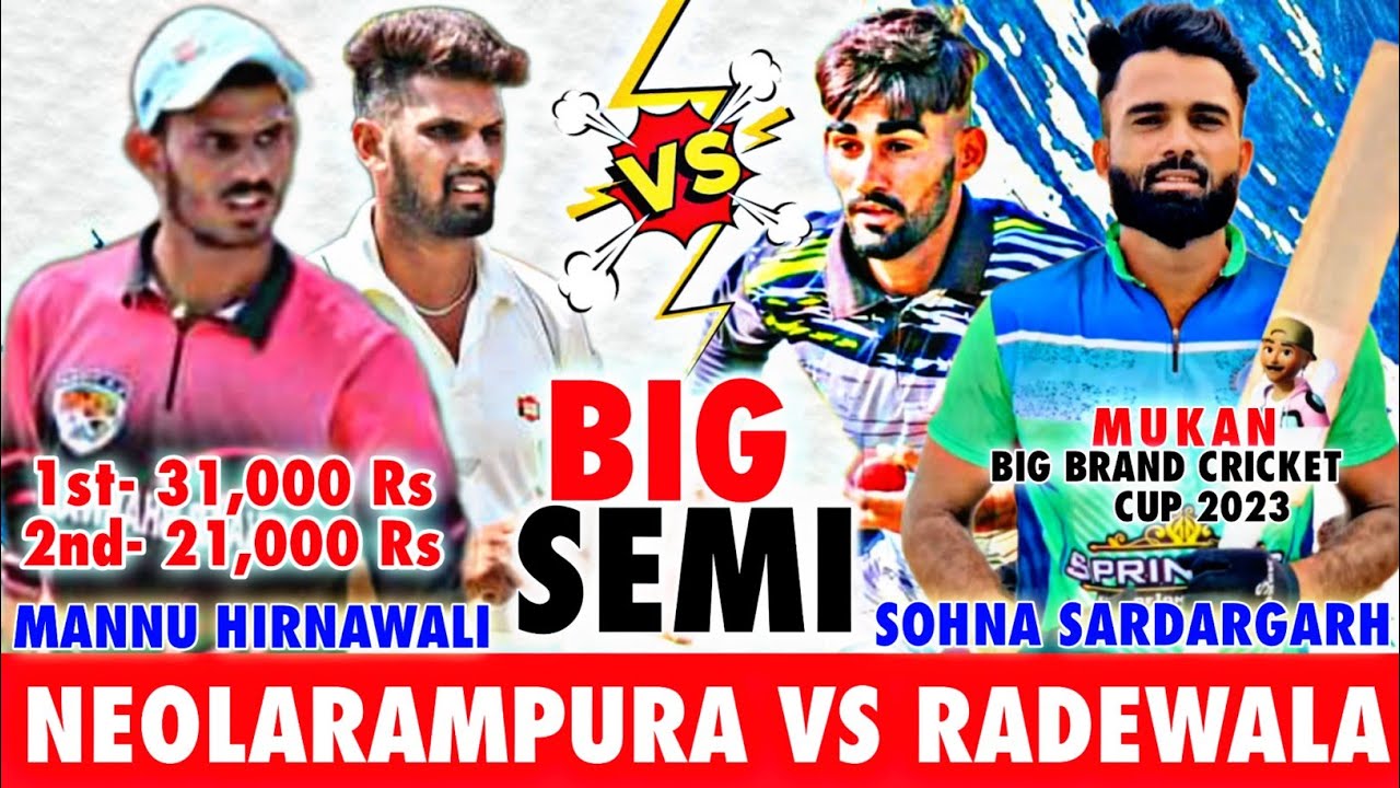 NeolaRampura(Mannu Hirnawali) vs Radewala(Sohna Sardargarh) / Kisan Sports Live