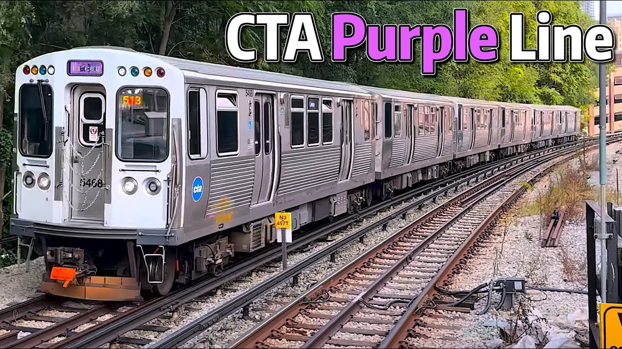 ⁴ᴷ⁶⁰ Exploring the Chicago CTA Purple Line