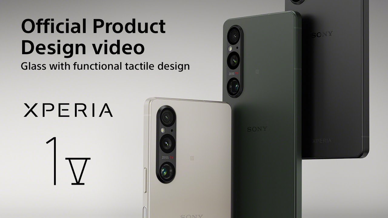 Xperia 1 V | Product Design Video &ndash; a stunning, tactile design​