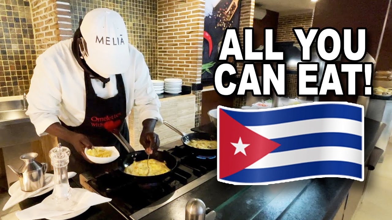 All You Can Eat Breakfast Buffet at Melia Cayo Coco Cuba #CUBA