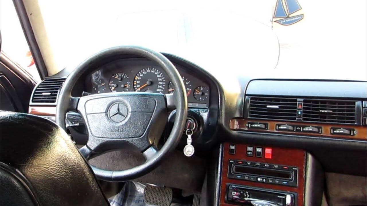 Mercedes Ghost S320 W140 1999, некоторые элементы интерьера изменены -44-