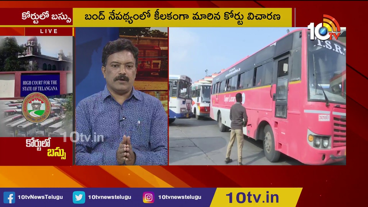 Special Debate On TSRTC Employees Protest | Telangana Govt Vs RTC Employees | 10TV News