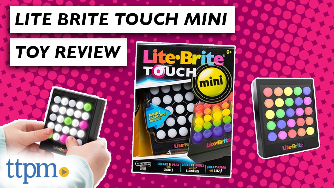 Take Lite-Brite Fun On the Go With Touch Mini!