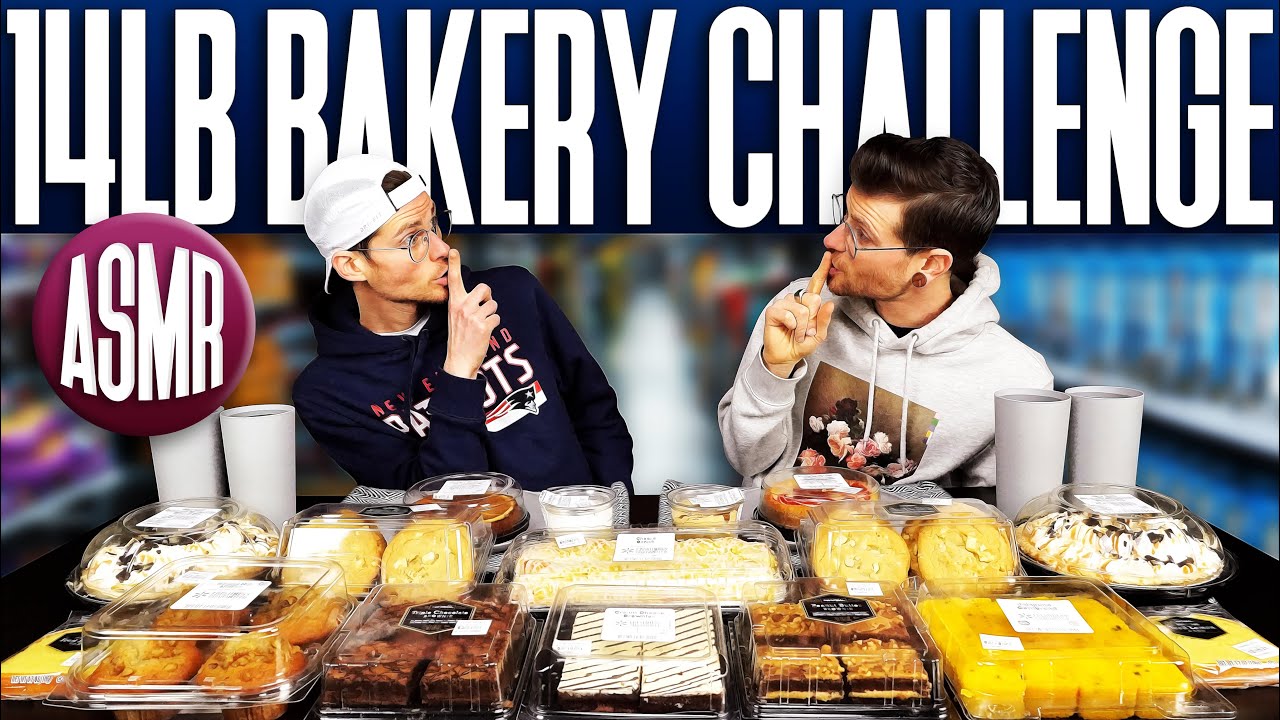 14LB WALMART BAKERY ASMR FOOD CHALLENGE! | 24,000 Calories