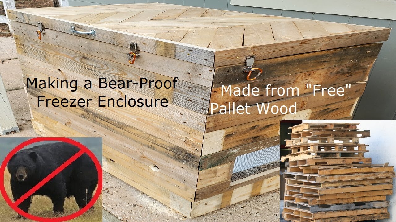 Building a Bear-Proof Freezer Enclosure from Pallets - September 2025
