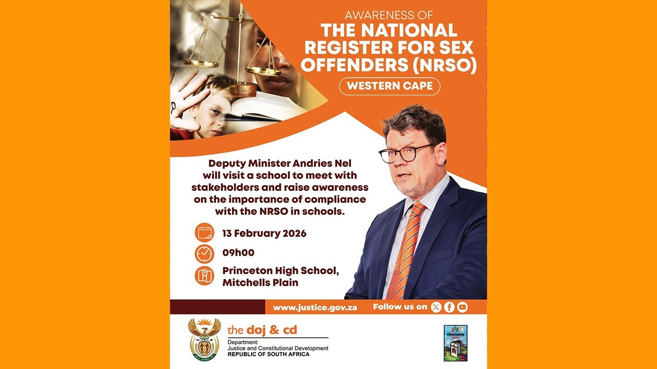 The importance of the National Register for Sex Offenders, 13 Feb 2026